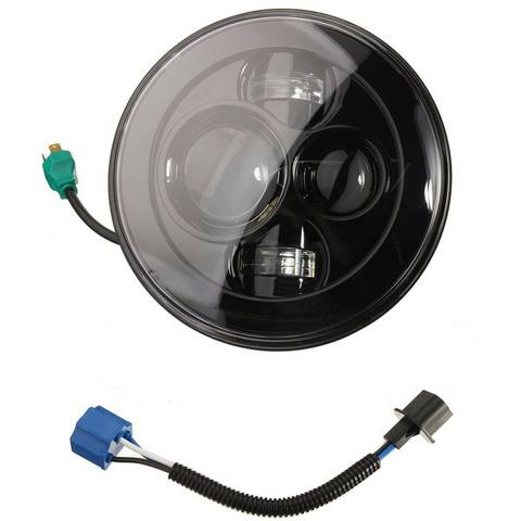 Par Farol Led 7 Para H4 Com Plug H13 Troller - Foto 2
