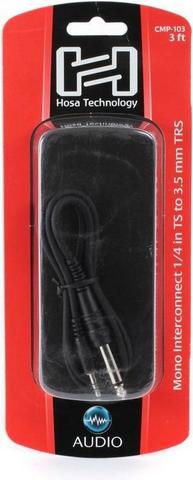 Cabo Adaptador P10 Mono x P2 Estéreo Hosa CMP103 ñ Neutrik Santo Angelo - Foto 2