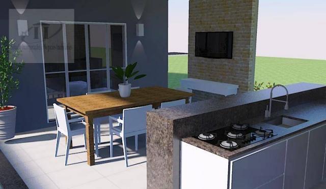 Casa com 3 dormitórios à venda, 200 m² por R$ 890.000,00 - Residencial Tamboré Campo Caman - Foto 7