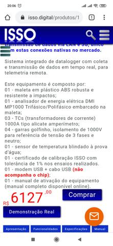 Analisador de energia ISSO - Foto 3