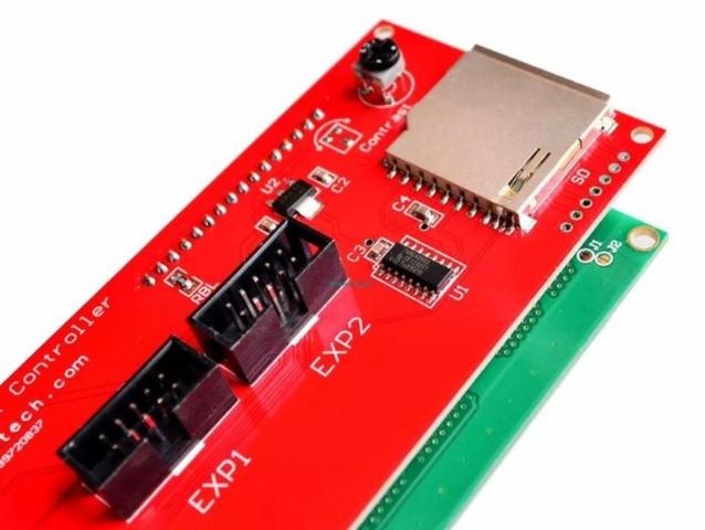 COD-AM240 Tela Lcd 2004 Smart Controller Impressora 3d Ramps Cnc Arduino - Foto 2