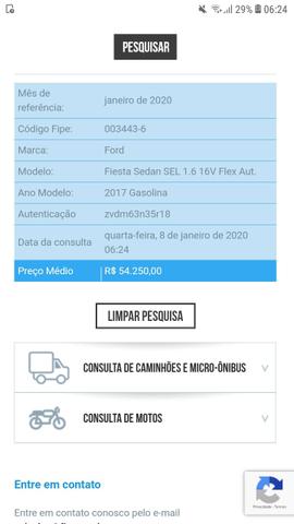 Fiesta Sedan SEL Vermelho 1.6 AUT 2017 - Foto 8