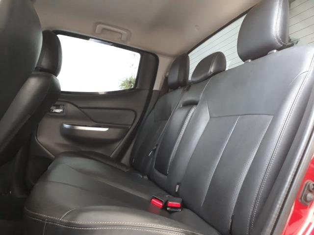 Mitsubish L200 Triton Hpe Sport 2.4 4x4 Cd 16v Tb 2017/2018 Vermelho Blindado - Foto 9