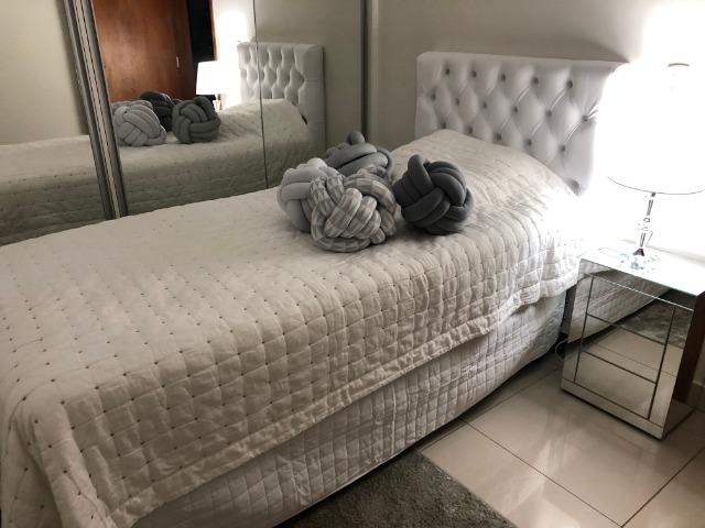 Cama Solteiro Box Mola Gold Star Lausane One Face + Cabeceira