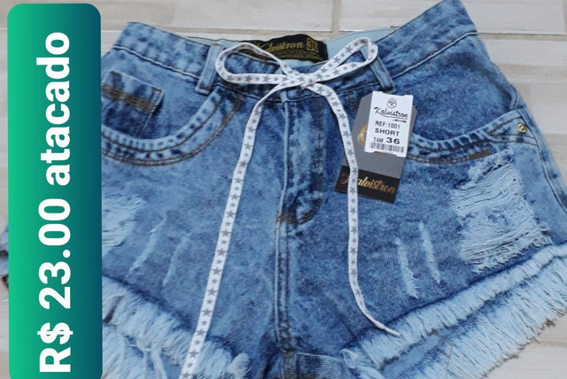 olx short jeans atacado