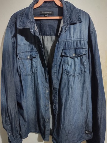 Camisa jeans Ellus Second floor Tam. G - Foto 5