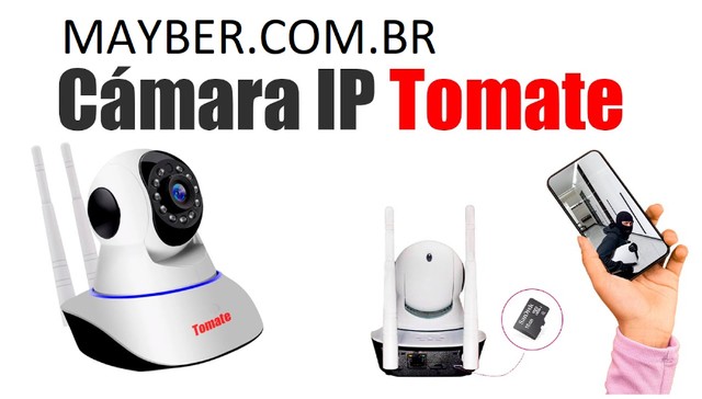 Camera Ip Wifi 3 Antenas Hd 720p App 