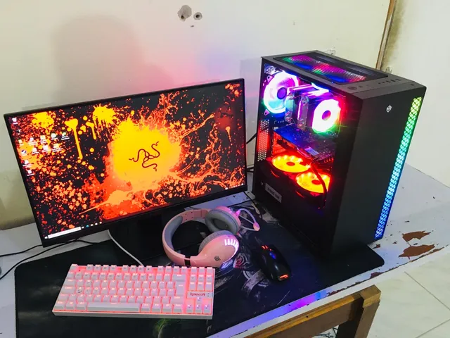 Pc Gamer Completo Fácil I7 8GB GTX 1050TI 4GB HD 1TB Monitor 21,5 - Kit  Gamer Teclado Mouse Headset - Fonte 500W - Fácil Computadores - Computador  Gamer - Magazine Luiza