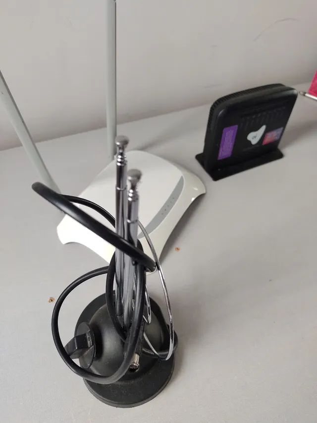 Kit Roteador TP link, antena e acessórios  - Foto 2