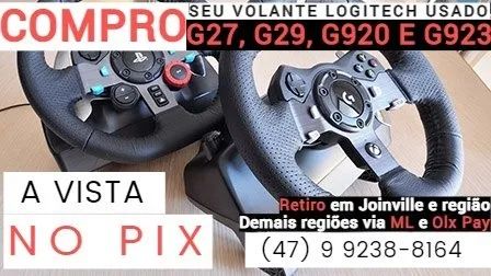 Com.pr.o seu cockpit e volante Logitech G27, G29, G920 e G923! @volantes_la  - Computadores e acessórios - Boehmerwald, Joinville 1261861518