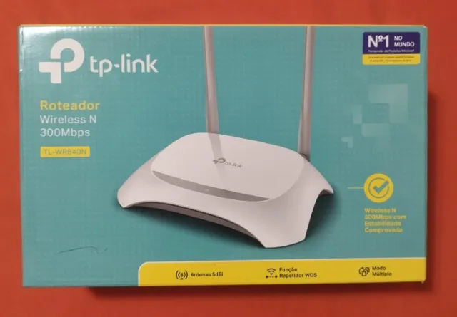 Roteador Tp-link Tl-wr840n Branco #3554319309