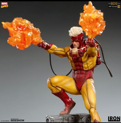 Pyro X-Men Iron Studios  - Foto 5