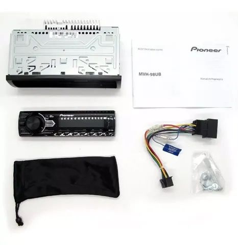Aparelho Mp3 Player Pioneer Mvh-98ub Usb Frente Removivel - Foto 5