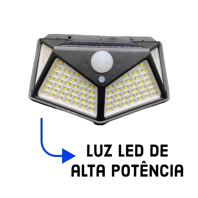 Luminária LT-1000 com Energia Solar e à Prova d'água com 100 LEDs e Entrega Rápida! - Foto 3