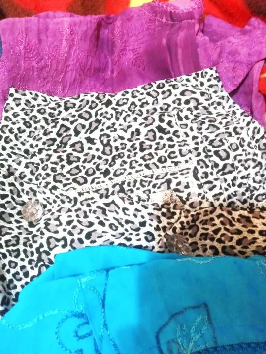 Lote Avental p Professoras Sem Mangas com Bolsos, diversos tecidos, cores e modelos! Brind - Foto 5
