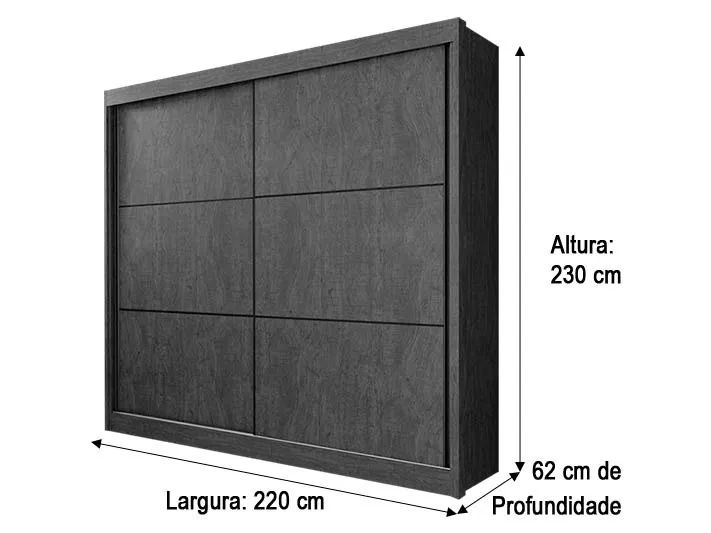 Guarda-Roupa 2 Portas de Correr Bella 100%MDF IMPERDÍVEL a65 - Foto 4