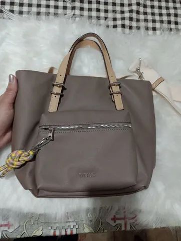 Bolsa Feminina Média Ombro e Mão Nova Marrom  - Foto 2