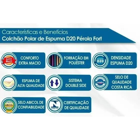 Oferta colchão de solteiro d20 - Foto 3