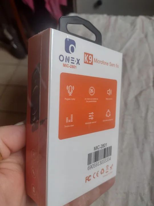 Microfone Sem Fio ONEX K9 - Novo - Foto 2
