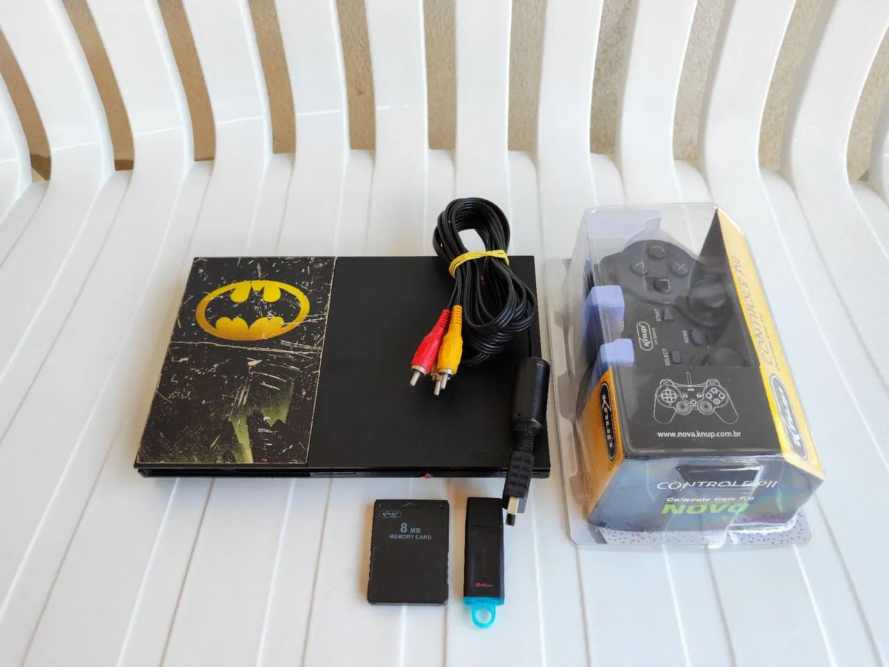 PS2 SLIM Black Com 20 Jogos |NOVA CIDADE| - Foto 3