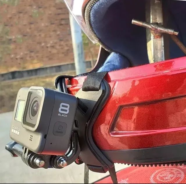 Suporte de Queixo capacetes Gopro Sjcam Osmo  - Foto 3
