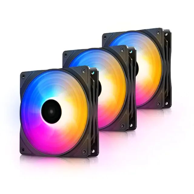Kit 3 Cooler Fan Deepcool 120mm RF120FS - WZetta