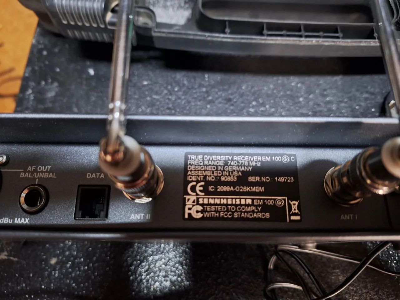 Microfone sennheiser G2 head set lapela  - Foto 2