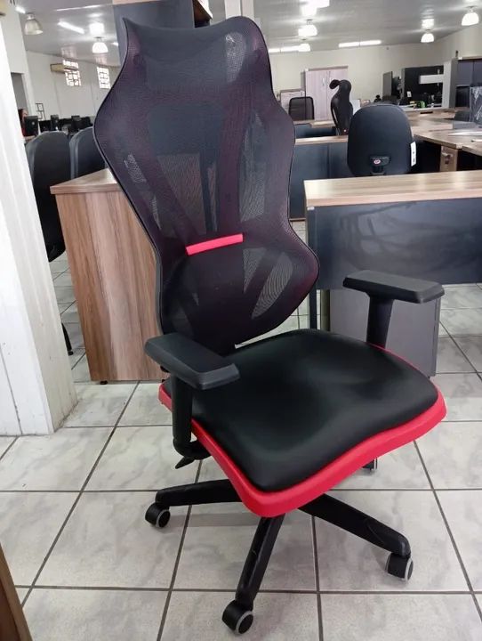 Poltrona Gamer encosto e assento em tela - Foto 2