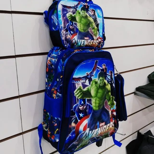 Mochila Com Rodinha Kit 3pçs Huck Da22255 Promoç Dy - Foto 2