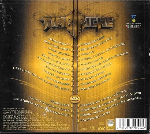 CD+DVD: Timbiriche - Su Historia (Vol. 1) c/ Thalia (de MariMar), Paulina Rubio - Foto 2