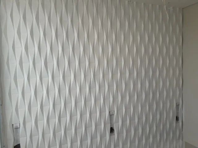 Revestimento cimenticio modelo onix origami 3D - Foto 3