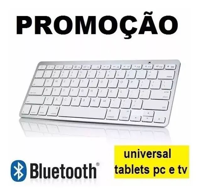 Mini Teclado Bluetooth Tablet Mac Apple Ipad Windows Android. PC, Notebook - Foto 3