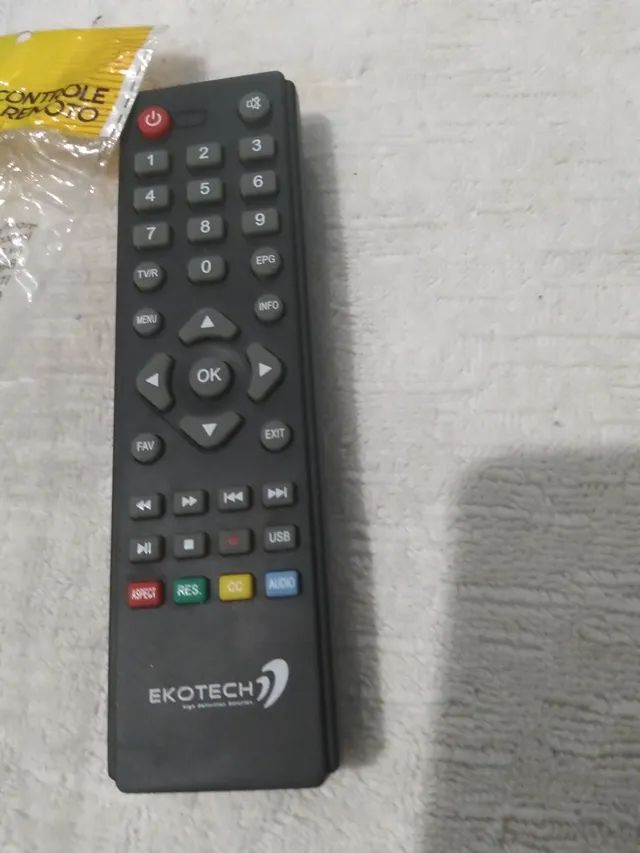 Controle remoto conversor digital Ekotech 