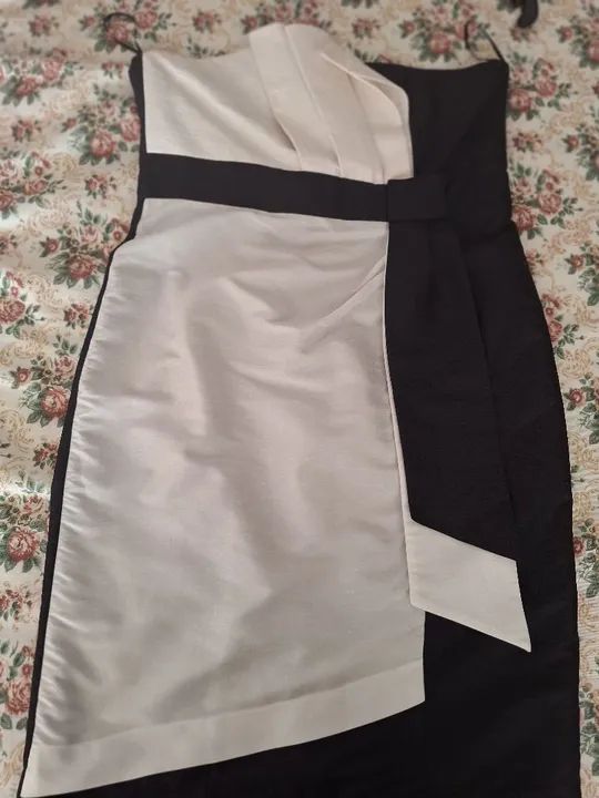 vestido de linho semi novo tomara que caia - Foto 2