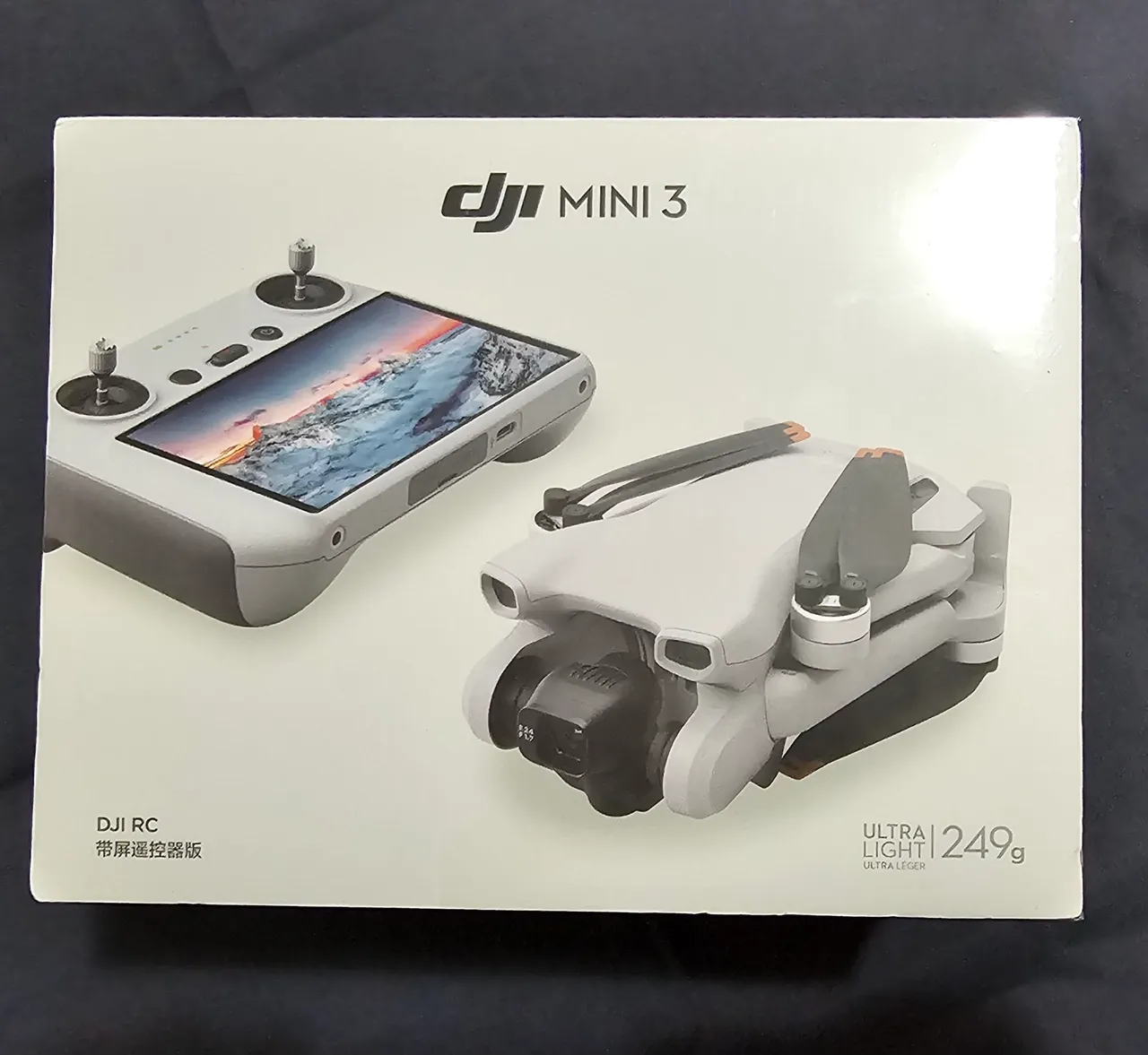 Dji mini 3 + controle com tela (zero)