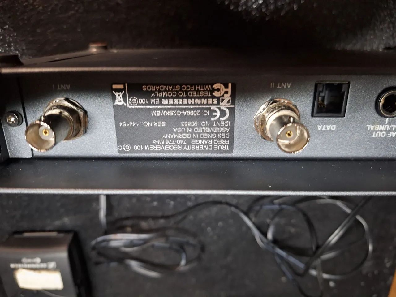 Microfone sennheiser G2 head set lapela  - Foto 3