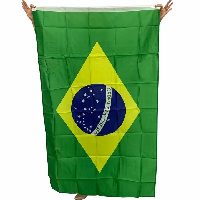 bandeira do brasil 150x100cm poliéster 3