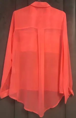 Camisa neon mangas longas NOVA - Foto 2