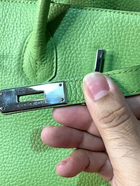 Bolsa Hermès Birkin Verde - Foto 5