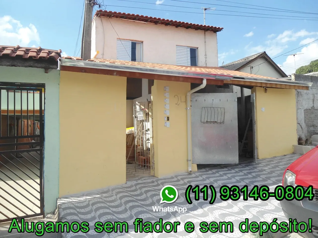 Casa de 4 côm, sem fiador e sem deposito perto da est trem São Miguel Paulista-