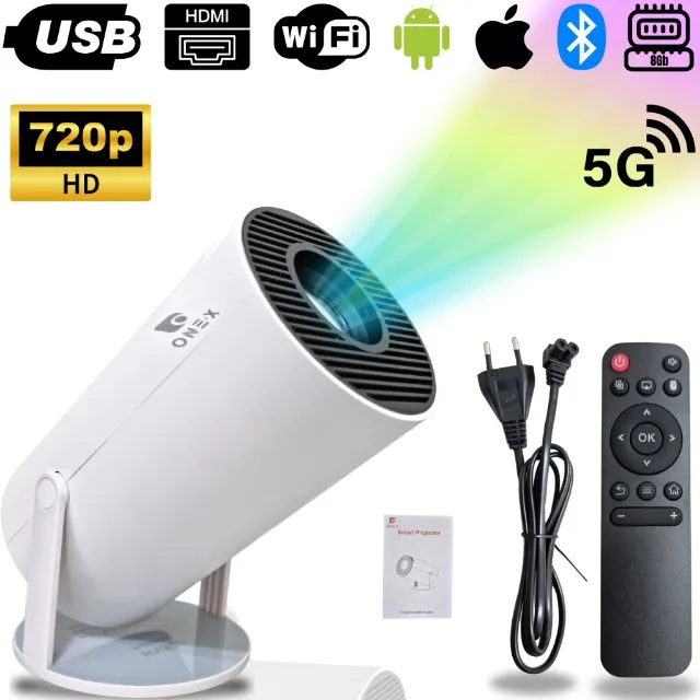 Mini Projetor Android Smart Portátil Wifi bluetooth HY-300
