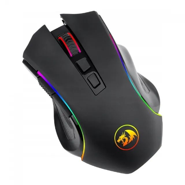 Mouse Gamer Redragon Griffin, 8000 DPI, Wireless, 7 Botões Programáveis - WZetta - Foto 4