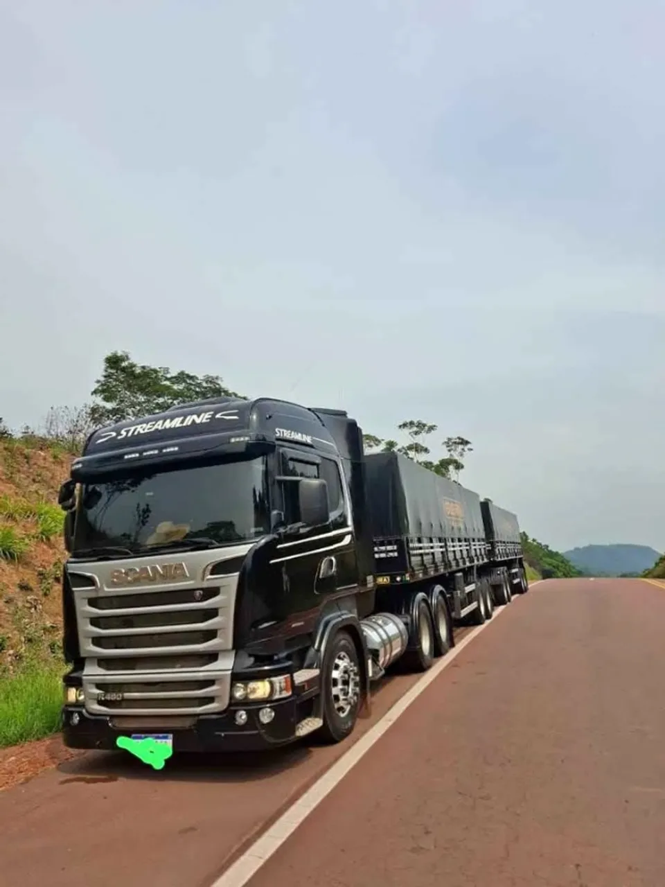 Scania r480 6x4 Streamline 2015 + rodotrem Guerra 2016