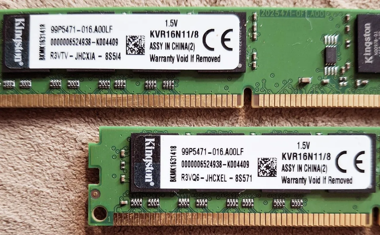 Memória RAM Kingston KVR16N11/8 8GB DDR3