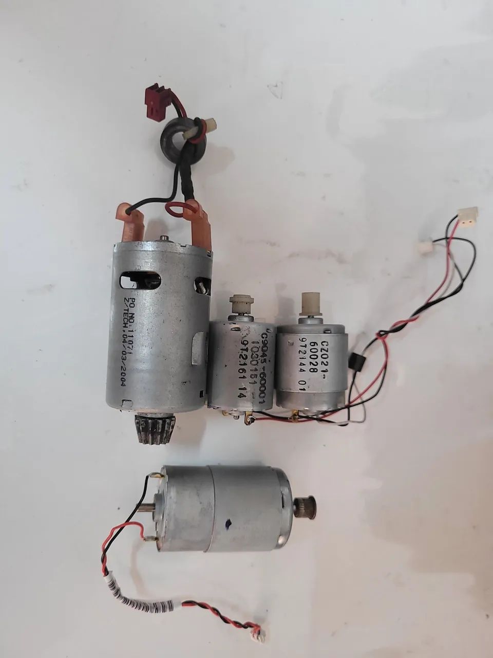 Kit com 4 motores DC