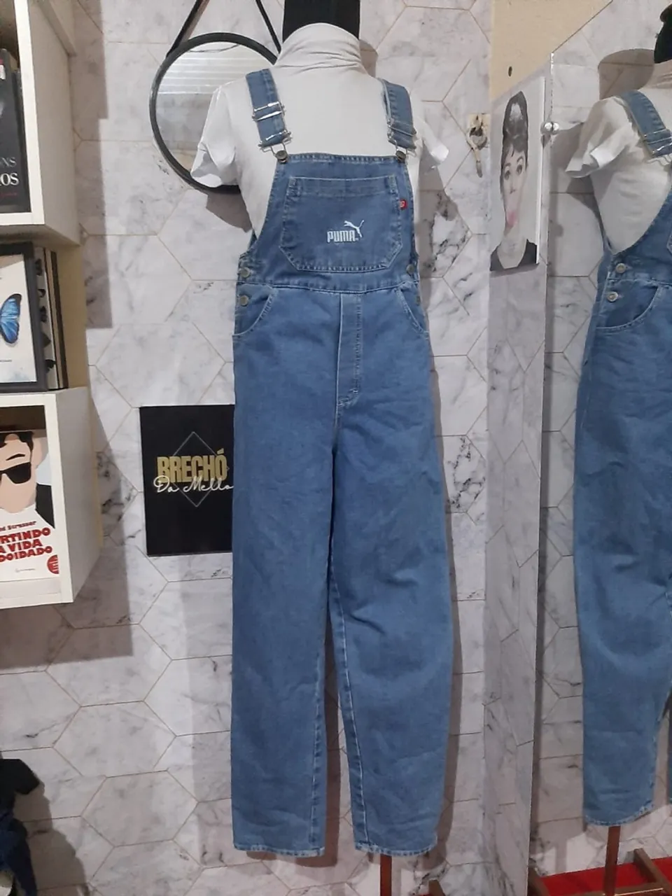Macacão Jeans Puma