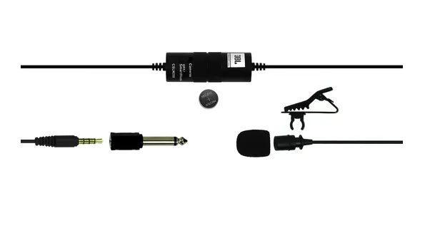 Microfone de Lapela JBL Original a Bateria CSLM20B P3 uso Smartphone e Camera - LINHA PRO - Foto 4