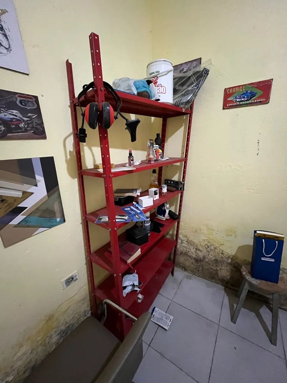 Estante de metal vermelha - Foto 2
