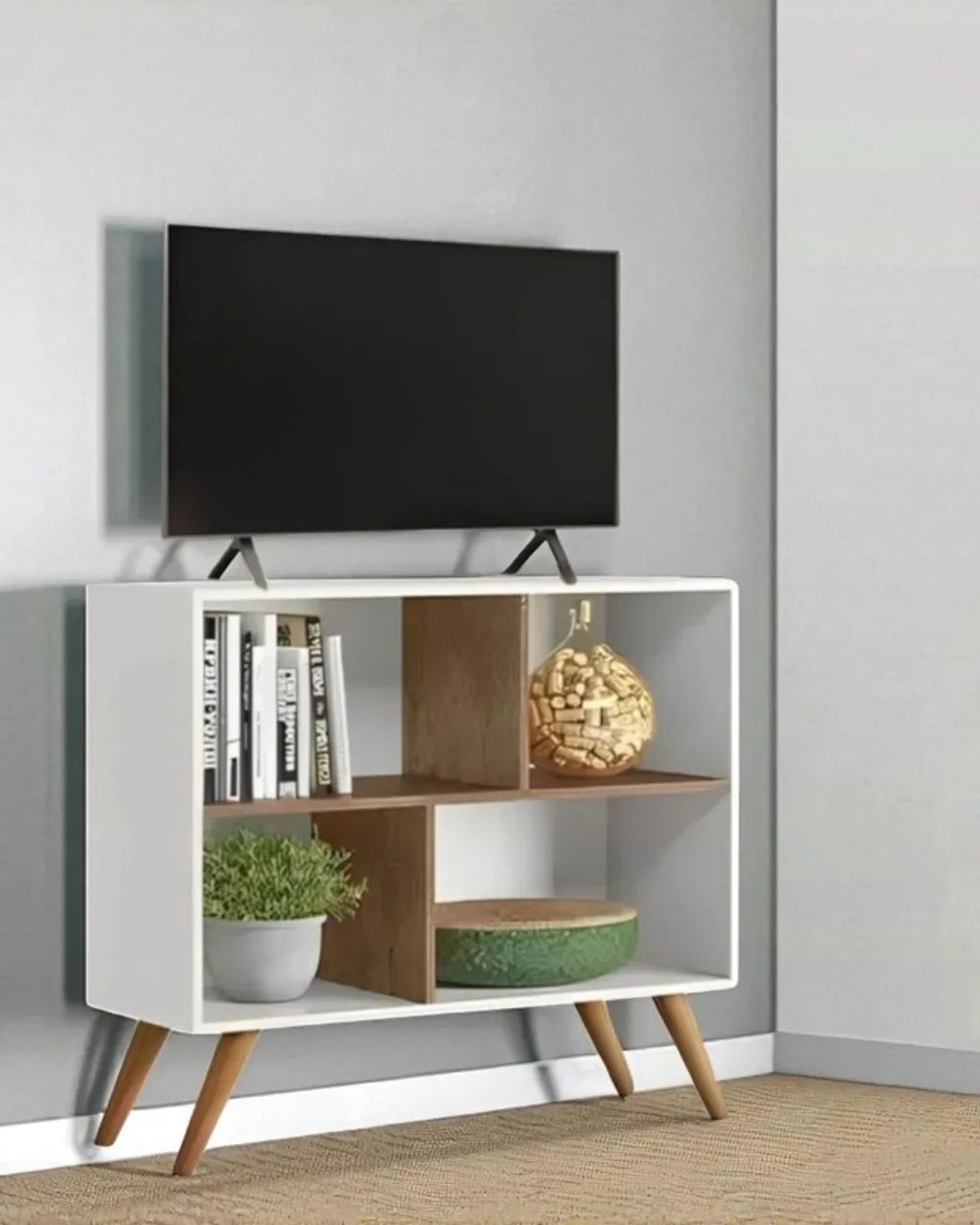 Rack premium para tv até 42 pol gett moveis
