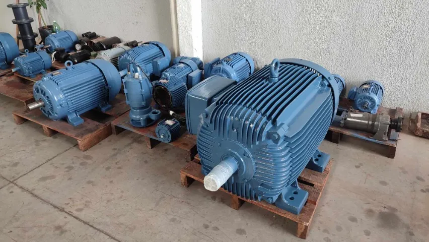 Motor elétrico Weg. Estoque de motores recondicionados, todos com garantia de 1cv à 700cv.